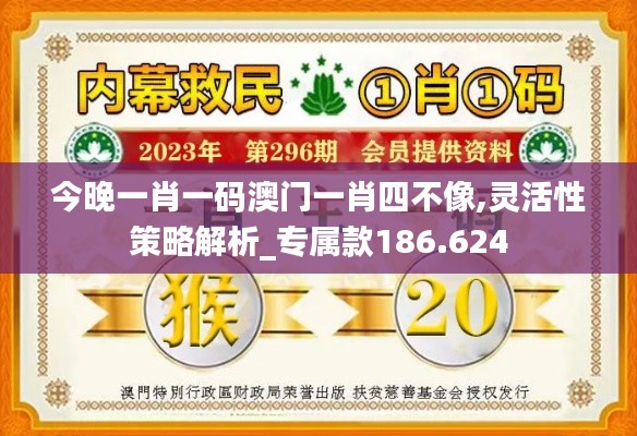 今晚一肖一码澳门一肖四不像,灵活性策略解析_专属款186.624