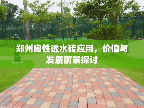 郑州陶性透水砖的应用价值与发展前景探讨
