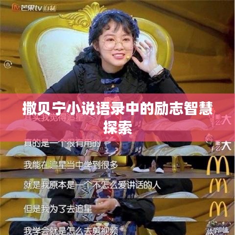 撒贝宁小说语录中的励志智慧探索