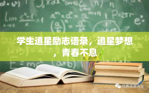 学生追星励志语录，追星梦想，青春不息